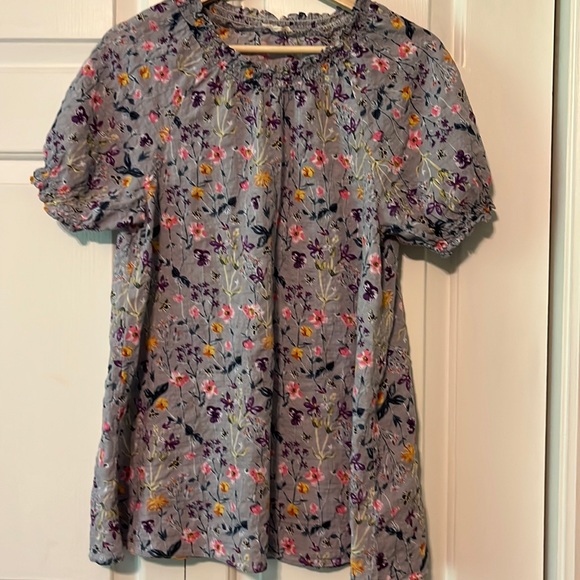 easel Tops Easel Floral Peasant Top Poshmark